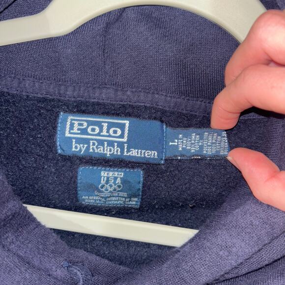 2010 Vancouver Olympics Polo Ralph Lauren Big Horse Men’s Hoodie – Size Large - Picture 12 of 15